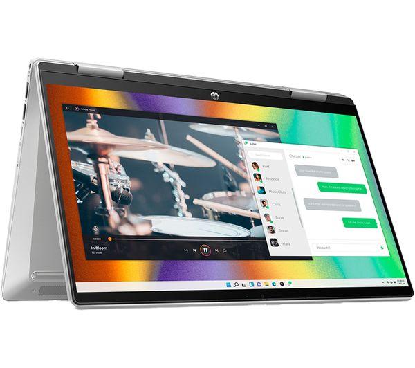 HP Pavilion 14" x360 Laptop - Intel® Core™ i3, 8GB, Touchscreen 256GB SSD - Silver cover photo